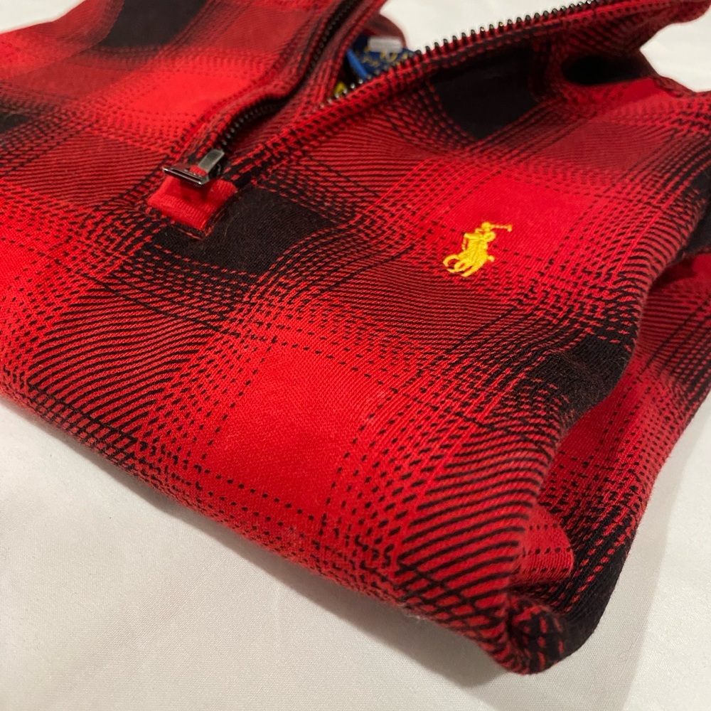 Polo by Ralph Lauren Boys Checkered Interlock Pullover 4T